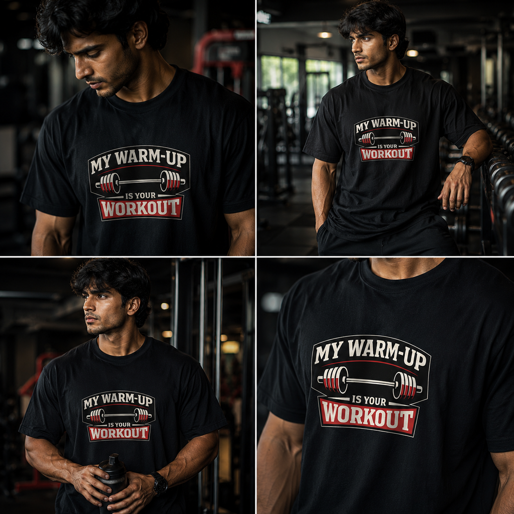 My Warm-Up Is Your Workout — Gym T-Shirt