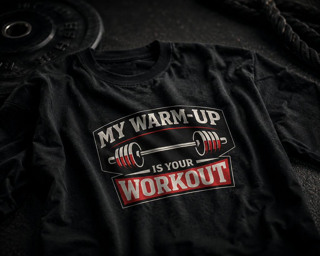 My Warm-Up Is Your Workout — Gym T-Shirt
