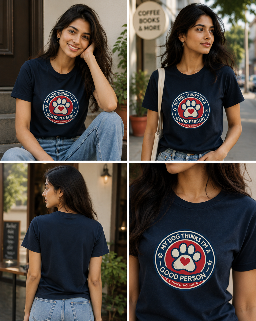 My Dog Thinks I'm A Good Person & That's Enough – Dog Lover T-Shirt